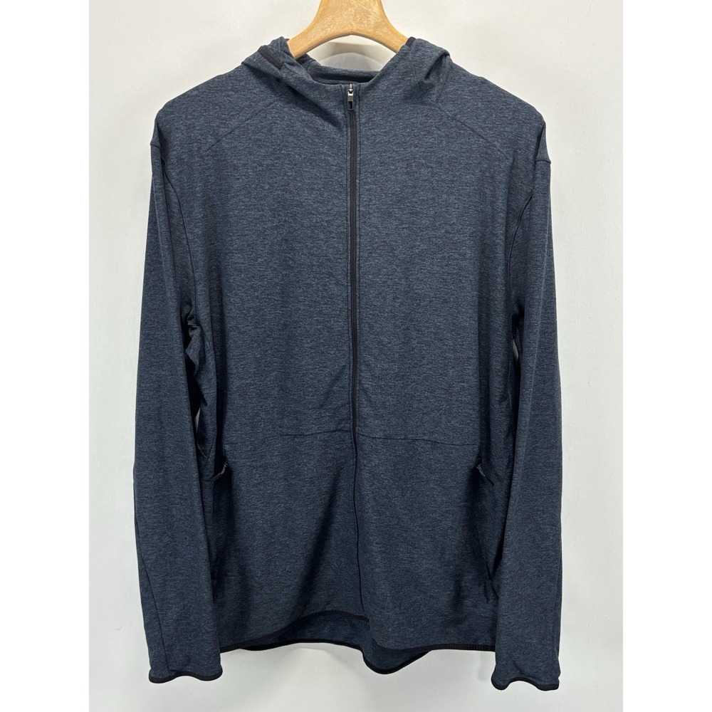 Lululemon Surge Warm Full Zip Men's XL Blue Hoodie Stretch Wicking Athletic Run
